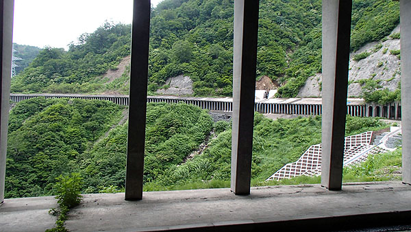 スノーシェッド区間